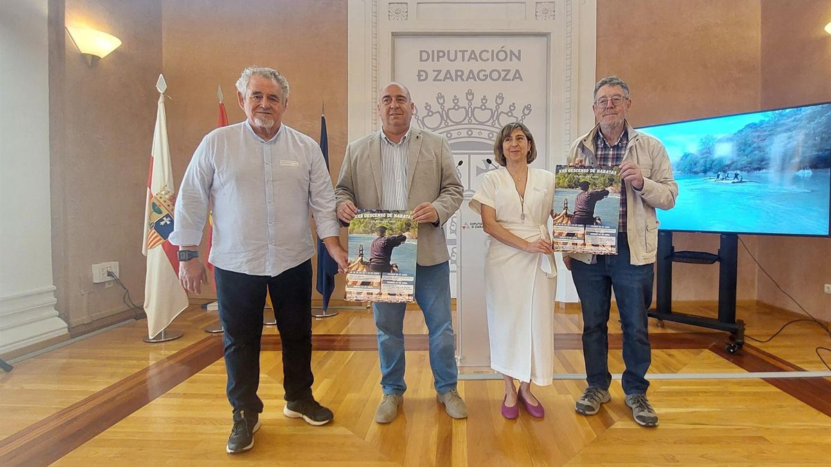 Los nabateros dejarán este fin de semana una "huella de cultura" en el río Gállego