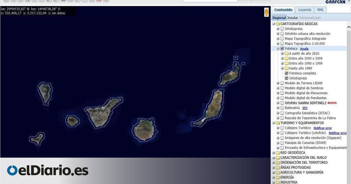 Más de 21.000 fotogramas de La Palma se pueden consultar en el visor
