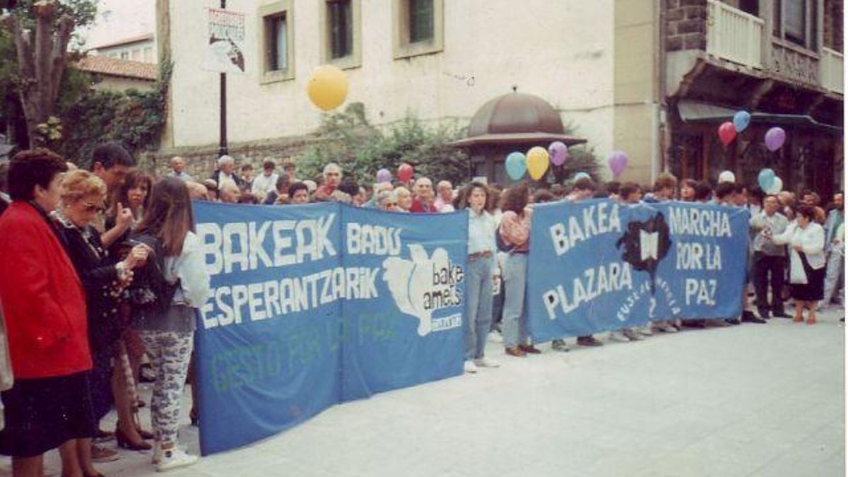 Marcha por la Paz en 1992.