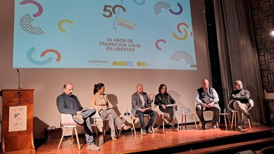 Un momento del evento celebrado en Teruel, bajo el título '50 años de transición justa en libertad'.