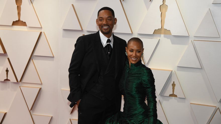 Will Smith y Jada Pinkett, en su llegada a la fatídica gala de los Oscars.