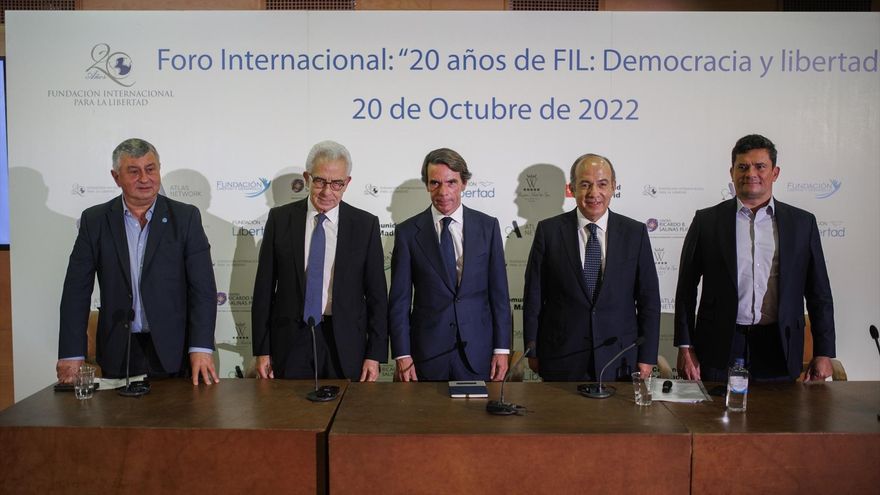Foro de análisis y debate en la Real Casa de Correos, organizado por la Fundación Internacional para la Libertad (FIL).