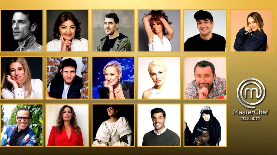 'MasterChef Celebrity 10': lista final de los 16 concursantes famosos en La 1 de RTVE