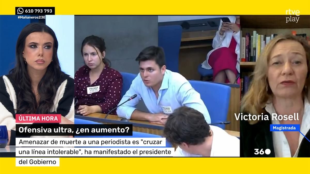 Sarah Santaolalla y Victoria Rosell, en 'Mañaneros'