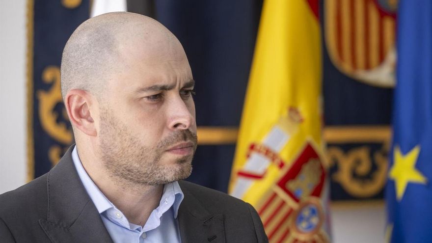 El delegado del Gobierno en Ceuta, Miguel Ángel Pérez Triano, el pasado 24 de agosto.