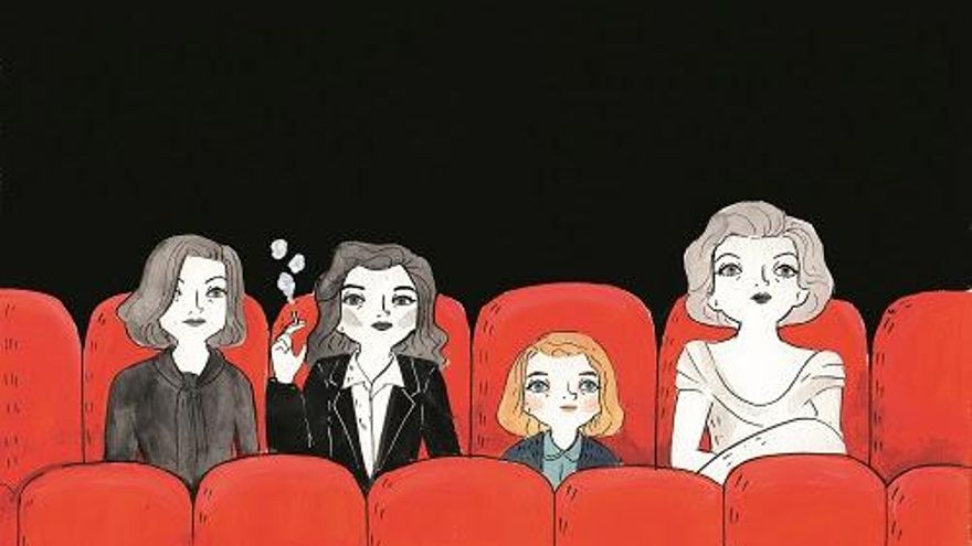 Ilustración de Marilyn realizada por María Hesse