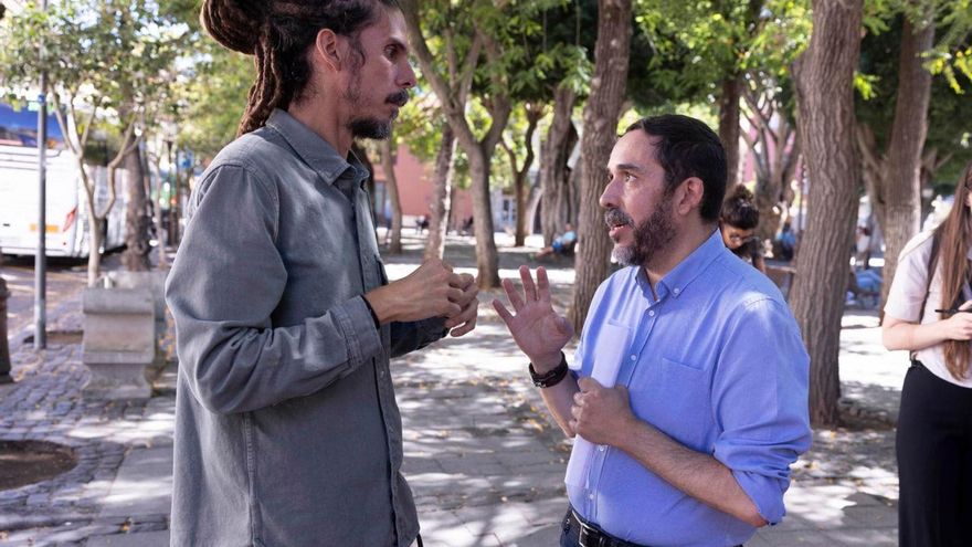 Unidas Sí Podemos  y Drago Verdes Canarias amenazan al PSOE con no "regalarle" la Alcaldía de la Laguna