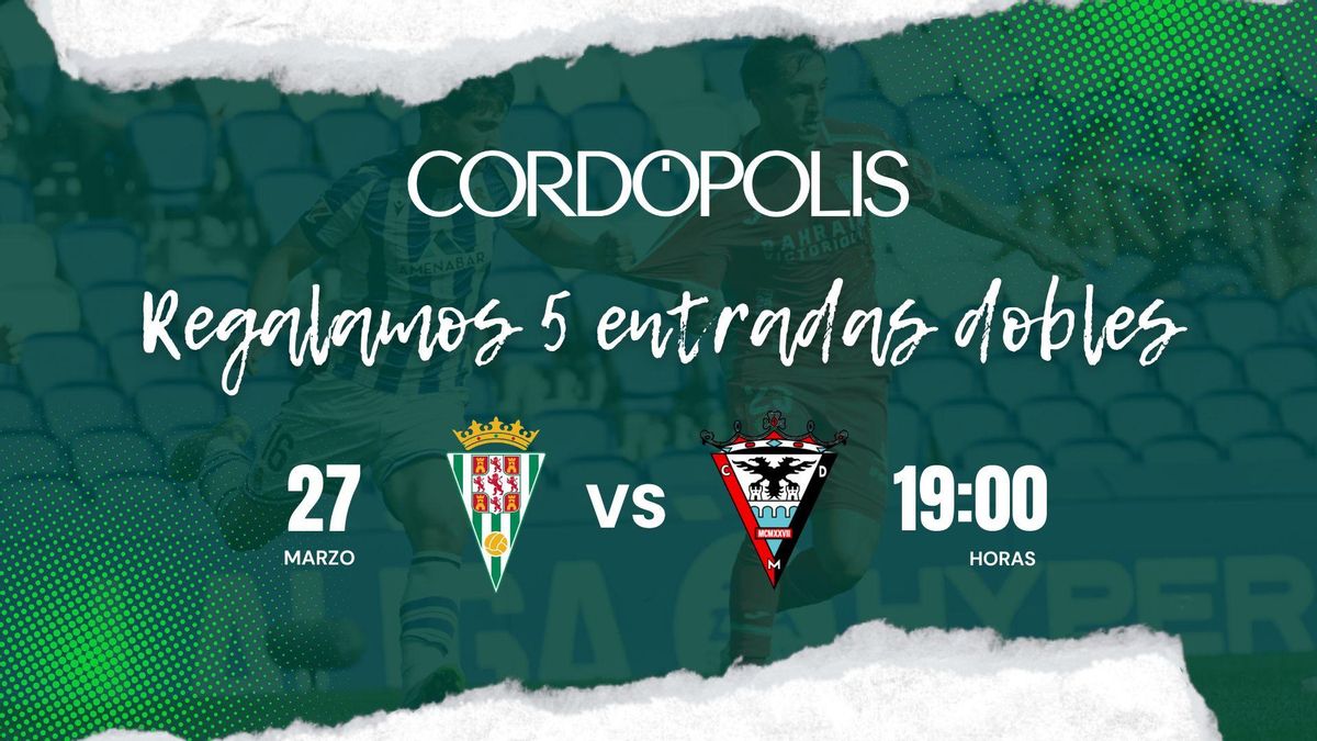 'Cordópolis' regala cinco entradas dobles para el Córdoba CF - CD Mirandés