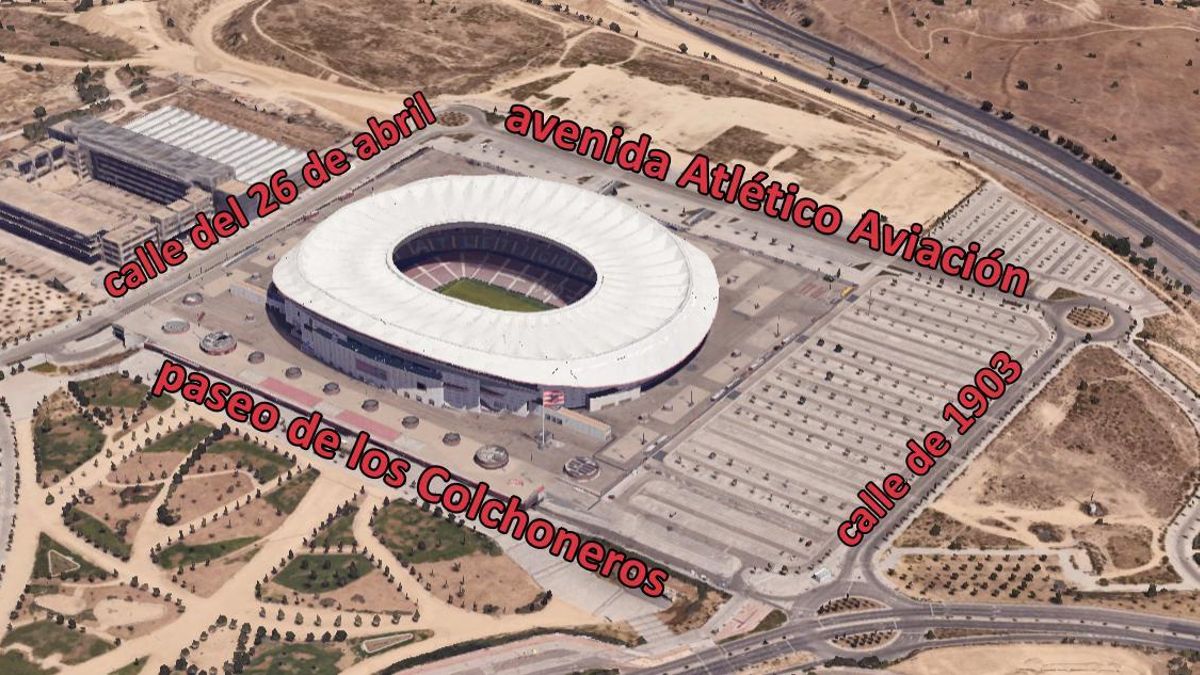 Almeida regala al Atlético de Madrid cuatro nombres de calles en las parcelas públicas que le cedió para su ciudad deportiva