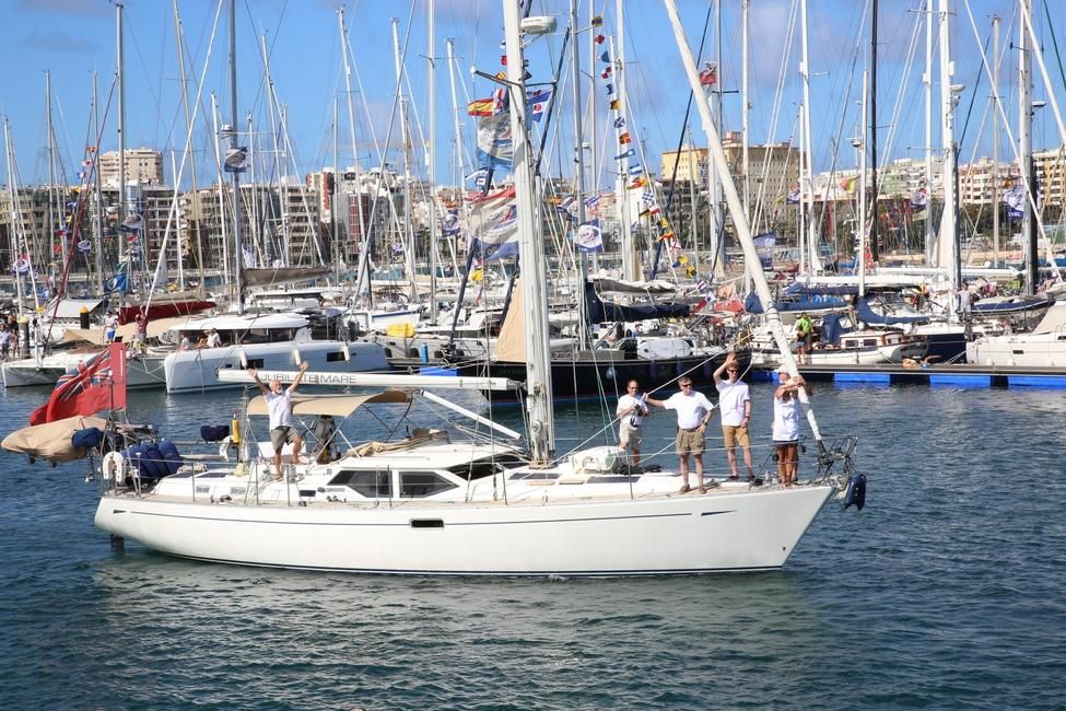 Salida de la regata ARC Plus. (ALEJANDRO RAMOS)