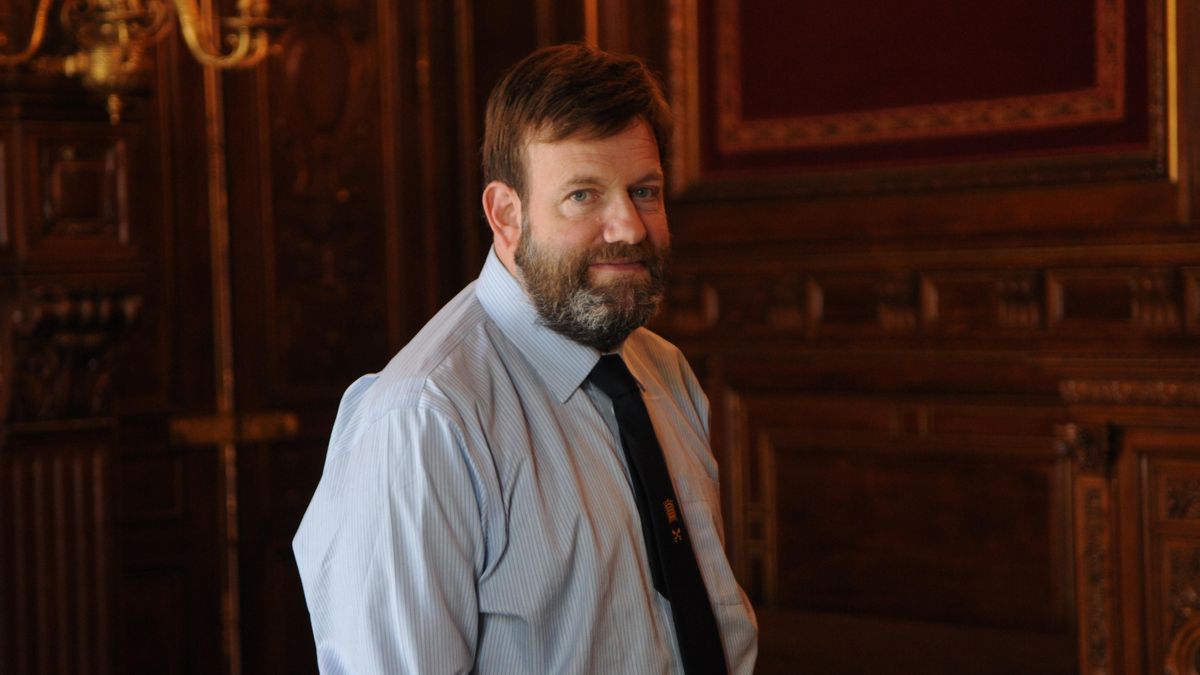 Frank Luntz, durante una entrevista con elDiario.es en 2022