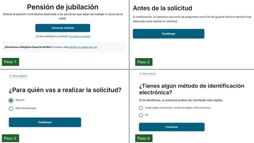 La Seguridad Social lanza una nueva web para facilitar la solicitud de pensiones y otras prestaciones