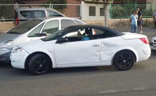 Coche en el que se cometió el crimen del hermano mediano. (CANARIAS AHORA)