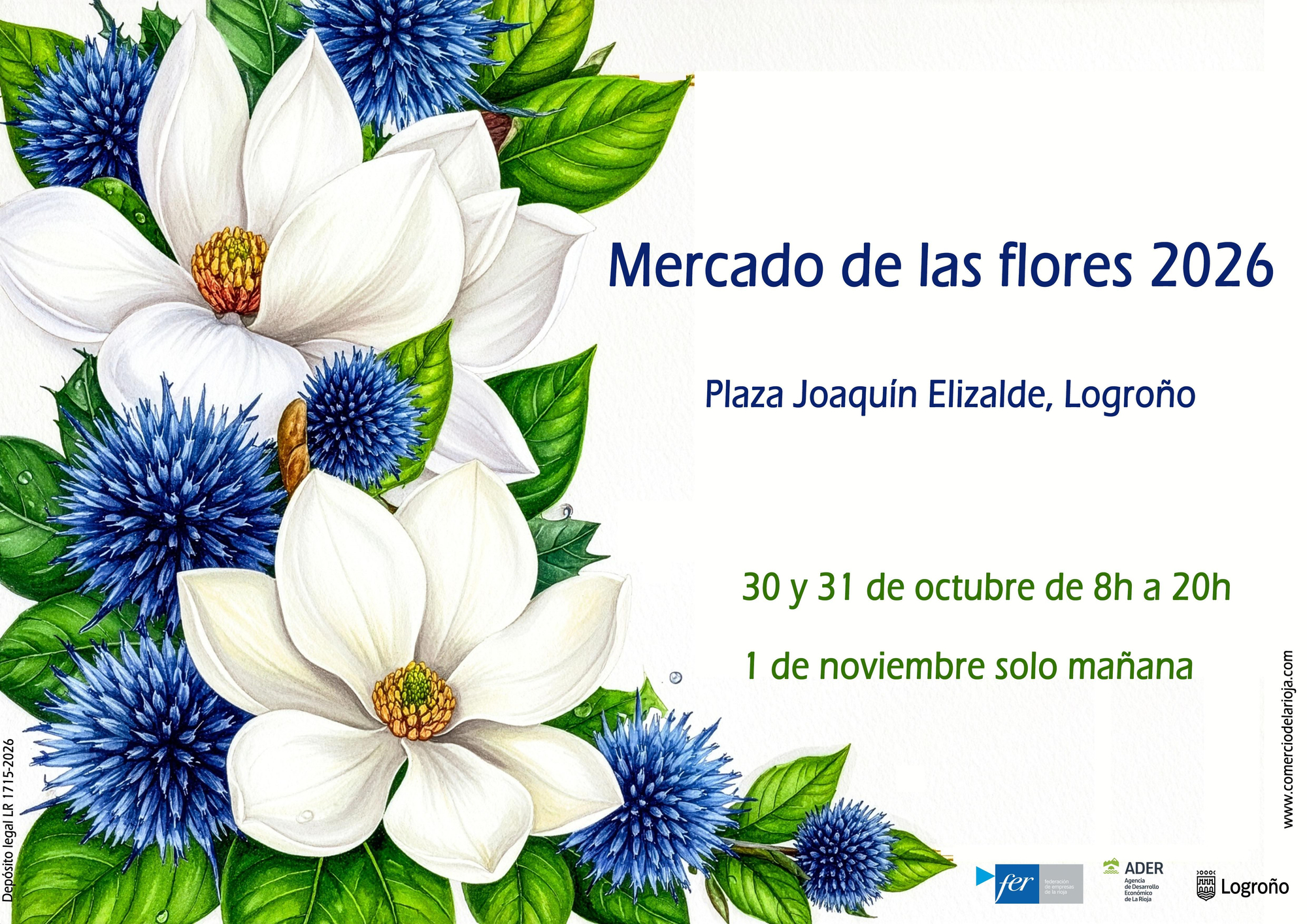 Mercado de las Flores en Logroño