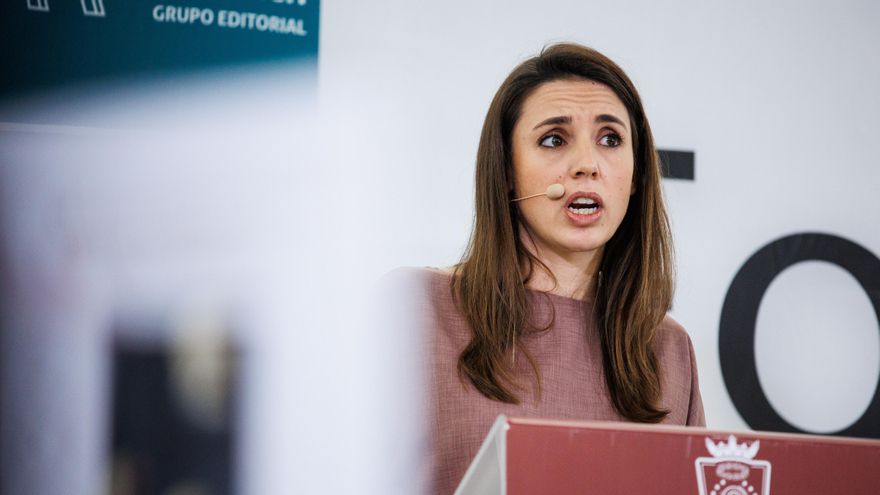 La ministra de Igualdad, Irene Montero.