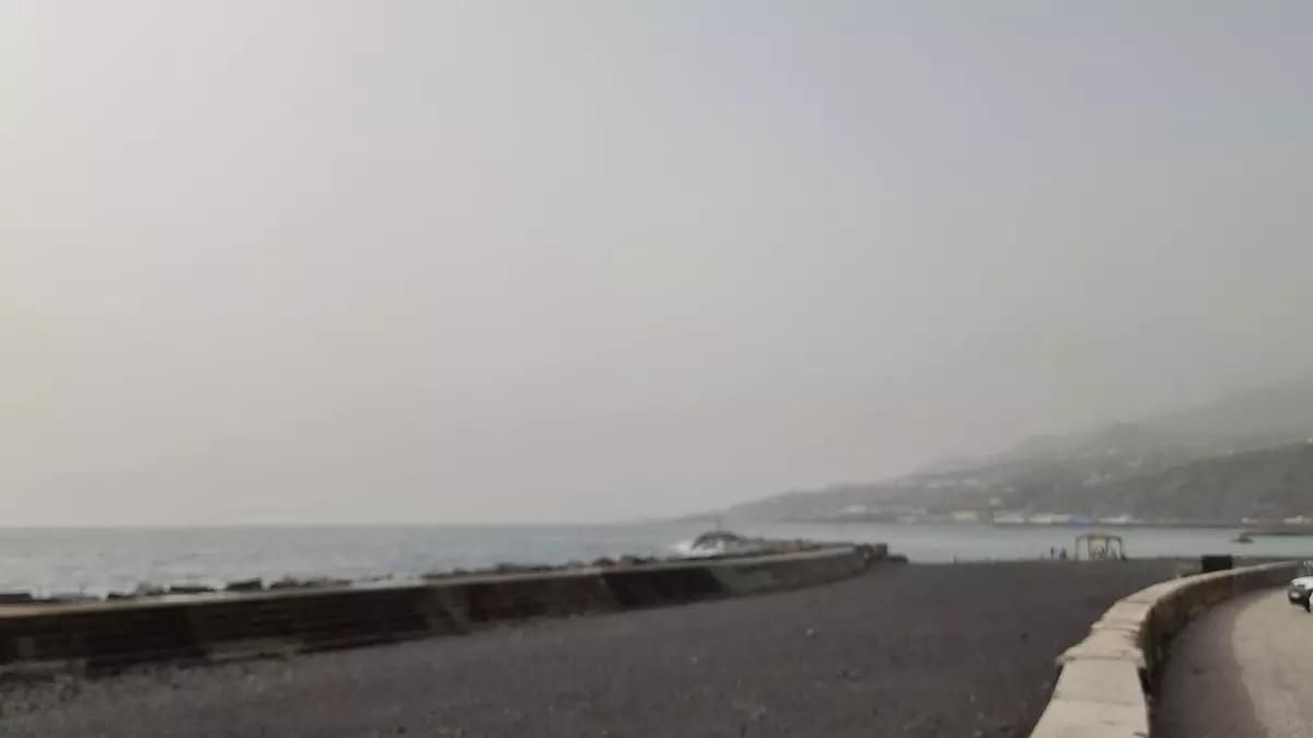 Aviso amarillo por calima en  el este de La Palma