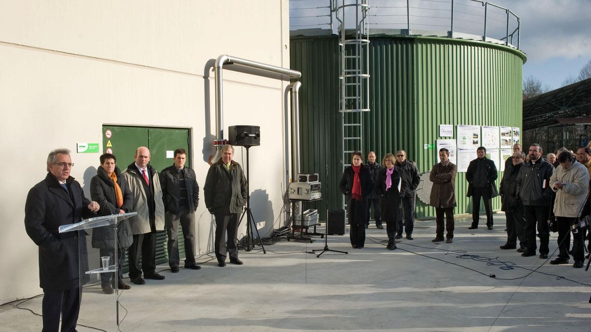 Inauguración de la planta de biogas de Ultzama.