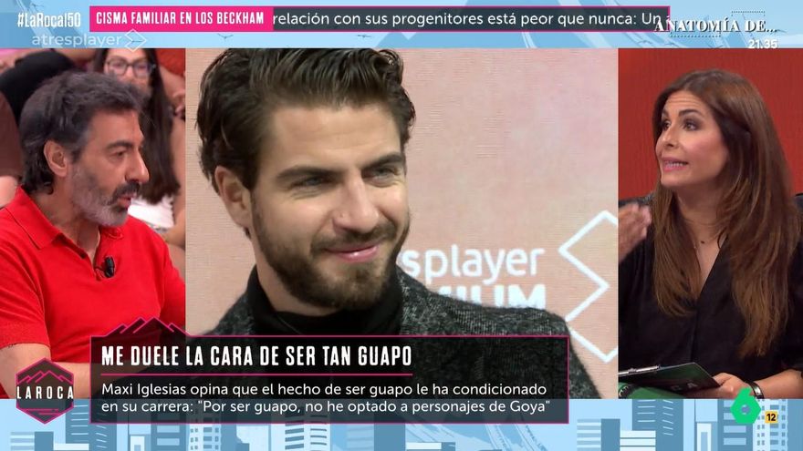 Nuria Roca, sobre los "damnificados de la belleza" como Maxi Iglesias: "Tienes que demostrar el doble de valía"