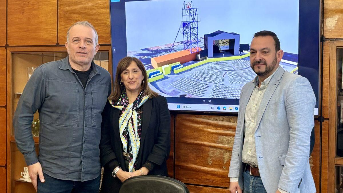 De izquierda a derecha Enrique Granda, Nuria Ordóñez y Manuel Ángel Álvarez.