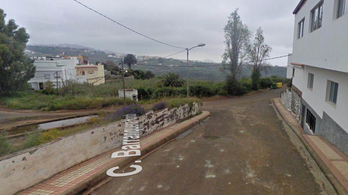 Calle Barranquera Honda en Firgas, Gran Canaria.