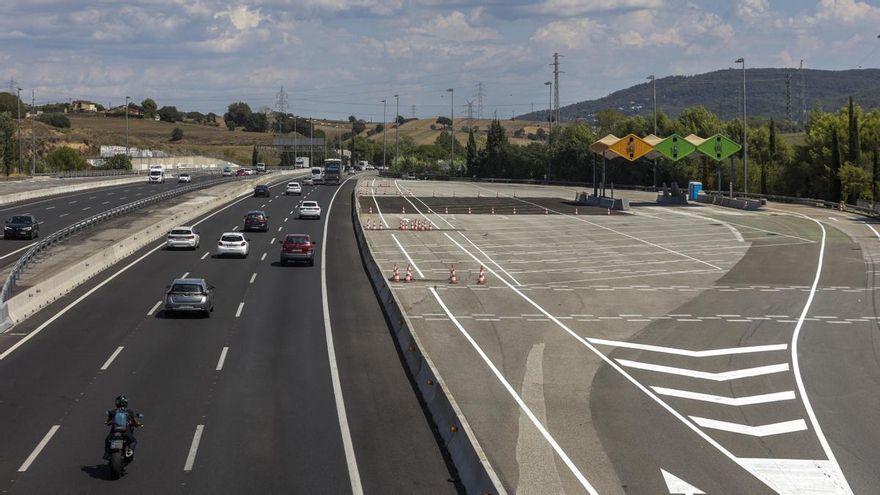 Una vía cercana a Barcelona