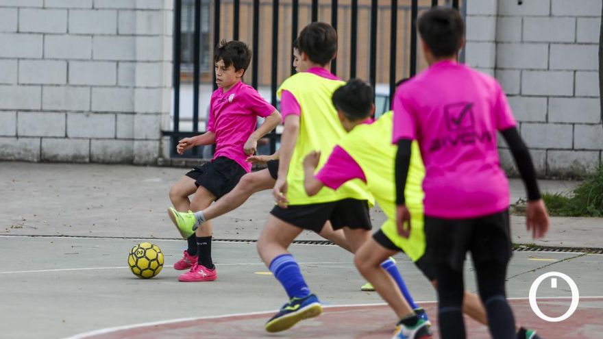 Entrenamiento de la cantera del Córdoba Patrimonio de la Humanidad