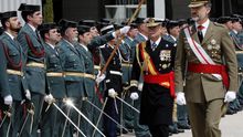 Felipe VI, durante una visita a la Academia de Oficiales de la Guardia Civil
