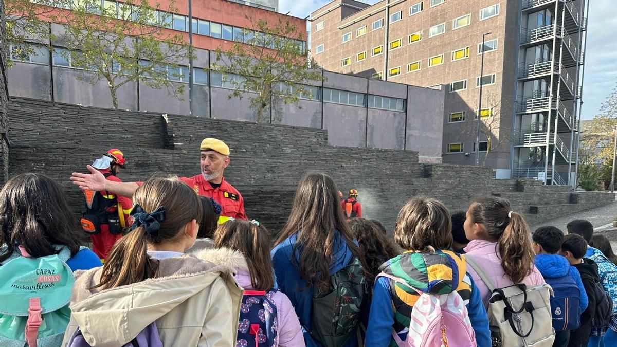 Crece el interés de los colegios por la campaña del Campus de Ponferrada para sensibilizar contra los incendios