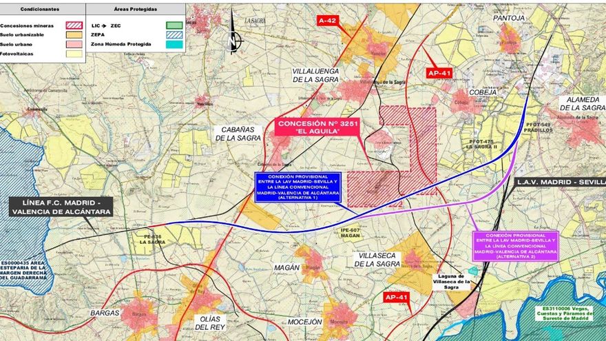 "No hay ninguna duda" de que el AVE Madrid-Extremadura pasará por Toledo, sostiene el Ministerio