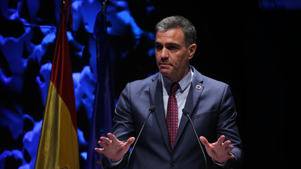 El presidente del Gobierno, Pedro Sánchez, interviene en la inauguración del IV Congreso Iberoamericano del Consejo Empresarial Alianza por Iberoamérica (CEAPI), a 17 de mayo de 2021, en Madrid