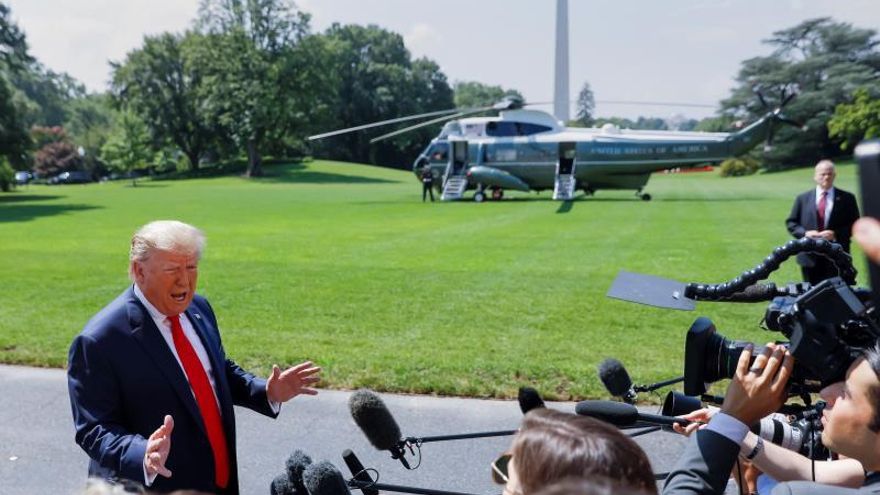 Trump culpa a los demócratas de las condiciones en los centros de detención de migrantes