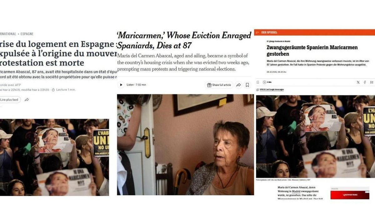 La prensa internacional reconoce a Maricarmen como símbolo