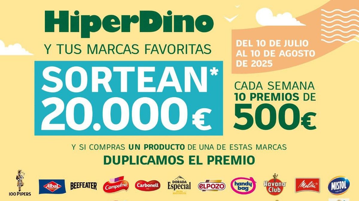 Cartel de la campaña de Hiperdino.