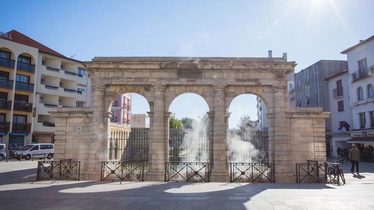 La Fontaine Chaude de Dax, en las Landas.