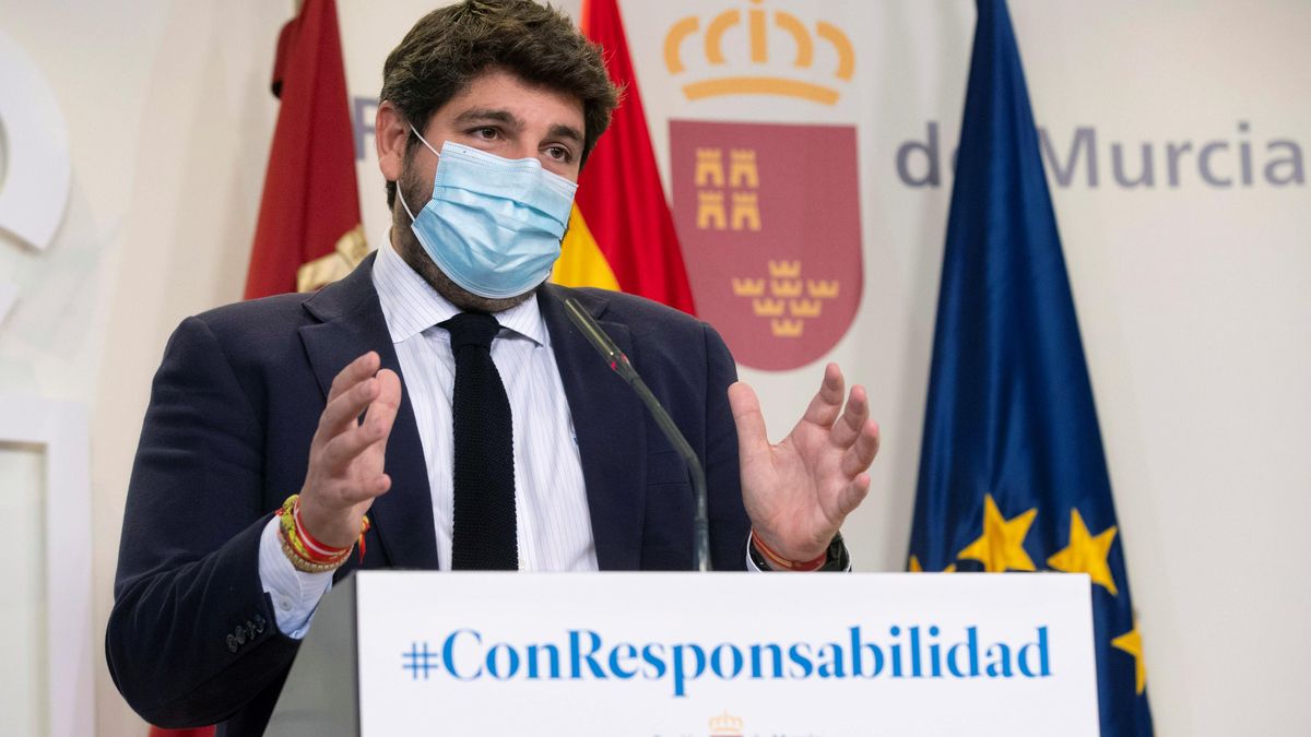 El presidente de la Región de Murcia, Fernando López Miras. EFE/Marcial Guillén/Archivo