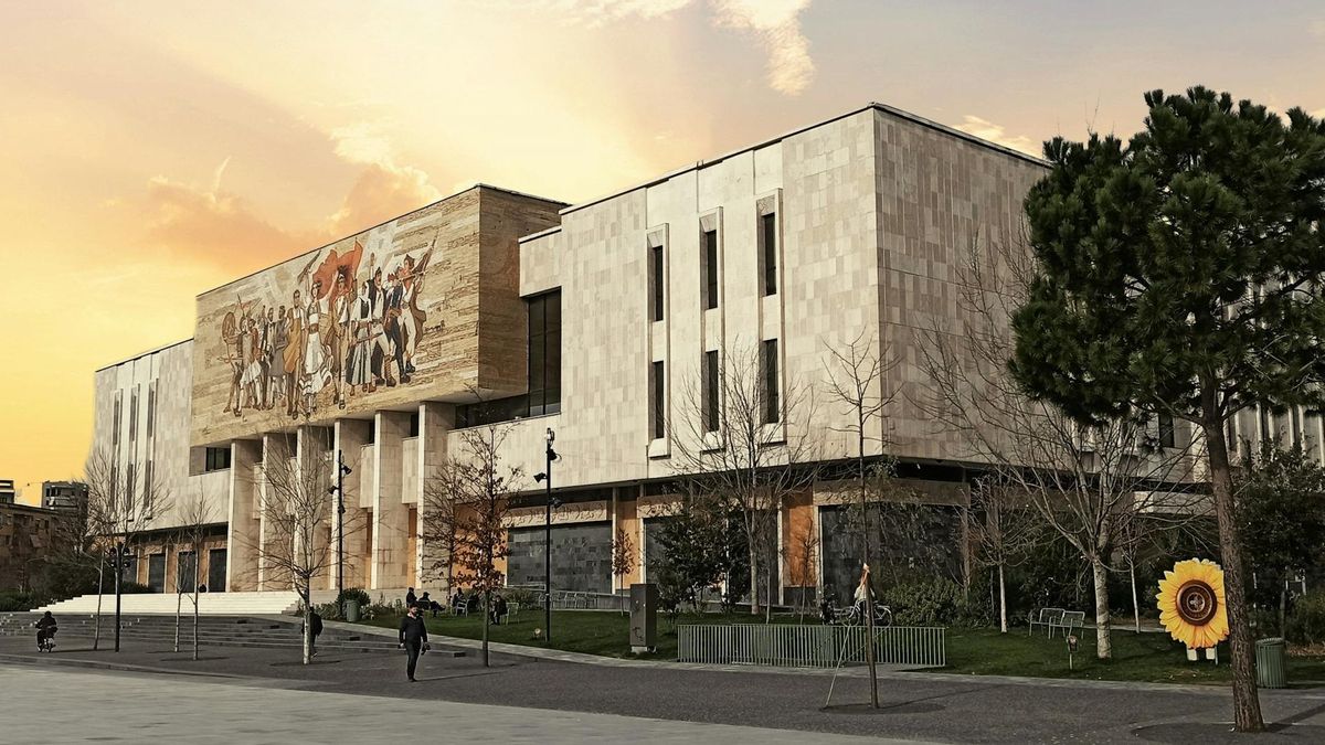 El Museo Histórico Nacional de Tirana.
