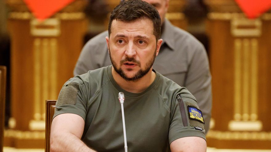 Volodymyr Zelenski, en una imagen de archivo. EFE/EPA/LUDOVIC MARIN / POOL MAXPPP