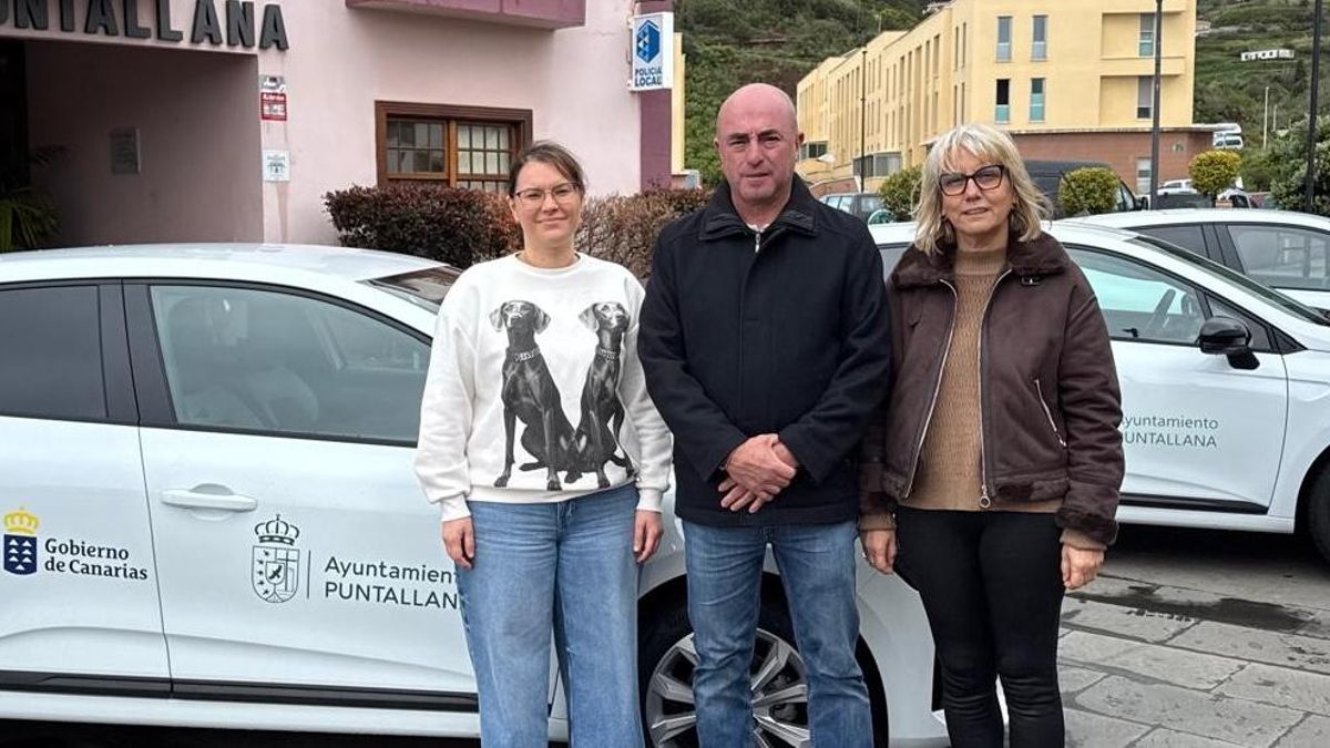 Puntallana incorpora tres nuevos vehículos al Servicio de Ayuda a Domicilio para personas en situación de dependencia