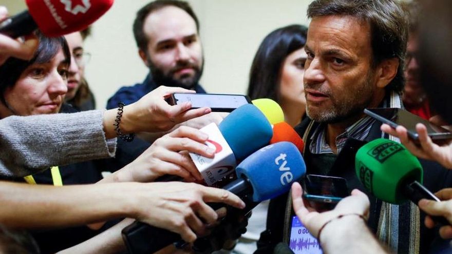 El presidente del grupo Unidas Podemos en el Congreso, Jaume Asens.