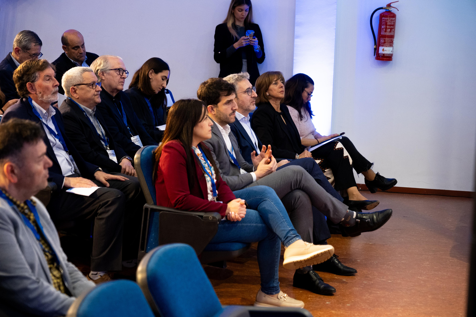 Algunos de los asistentes a la jornada 'Innovació per la Recuperació. Reconstruint València després de les inundacions de la DANA'.