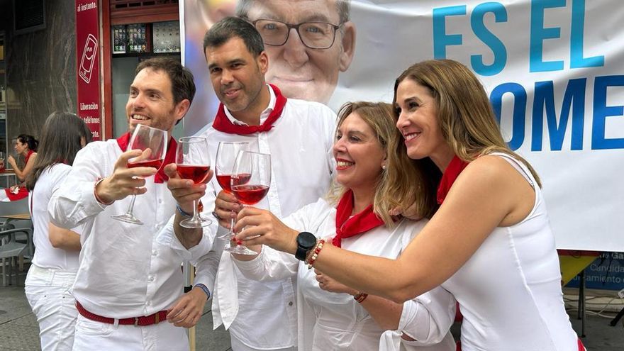 Sólo UPN, PP y Geroa Bai se atreven a arrancar la campaña en plenos Sanfermines