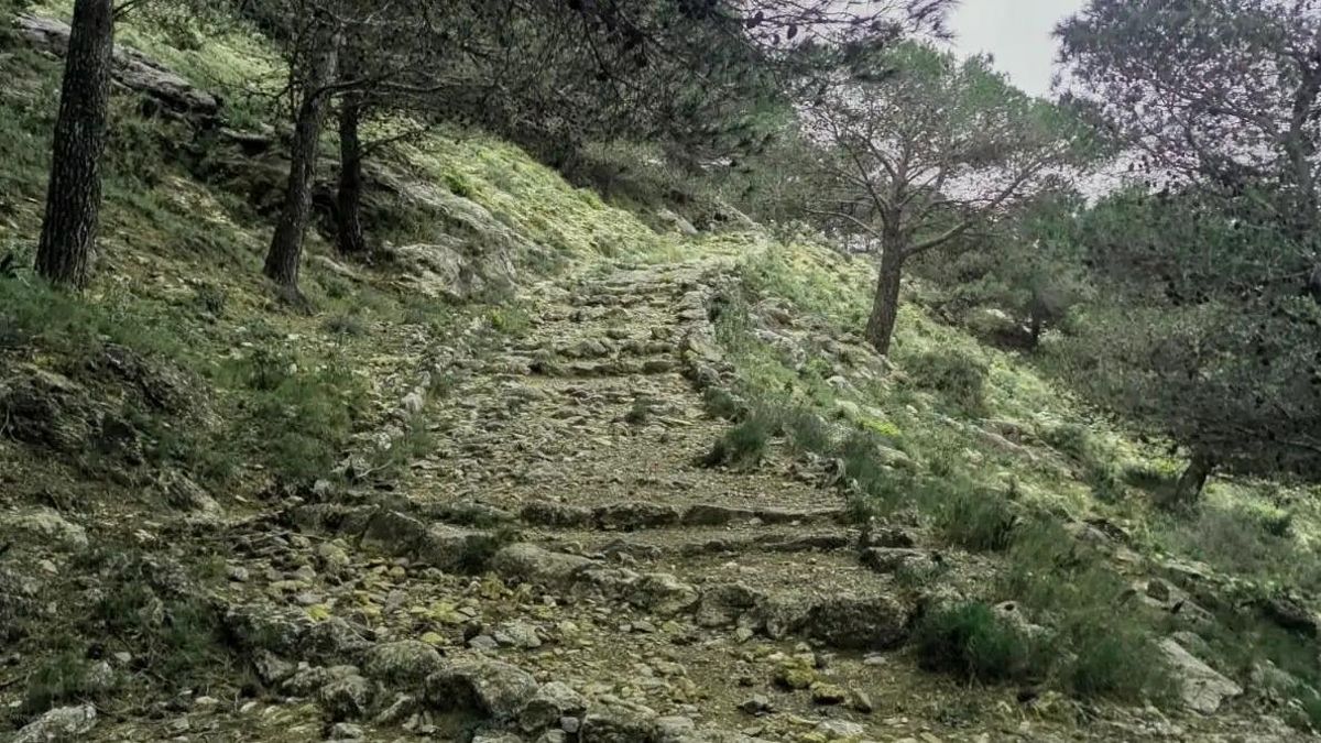 Calzada romana de Casarabonela, en Málaga.