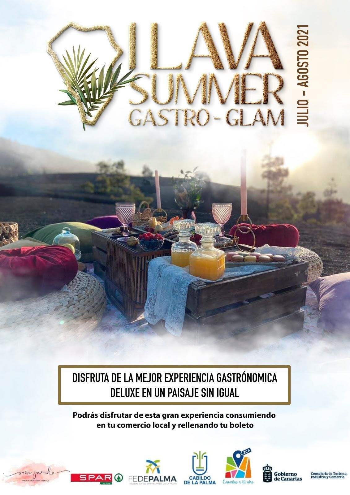 Cartel campaña ‘I Lava Summer Gastro-glam’ .