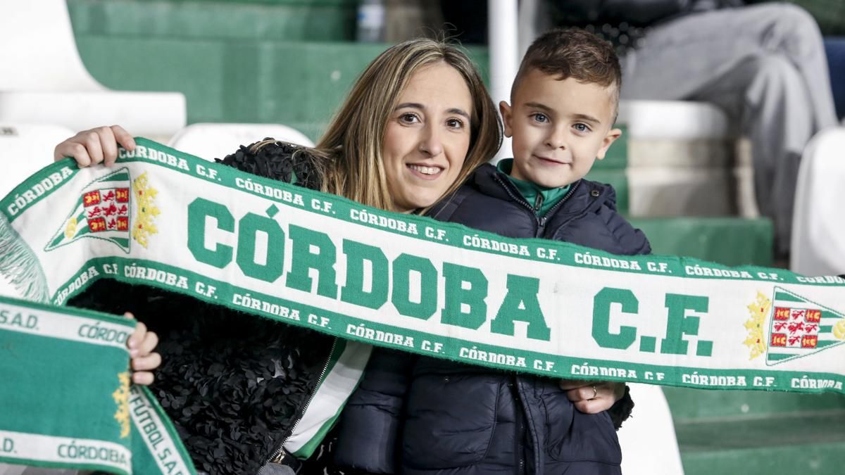 Grada Blanquiverde del Córdoba CF - Burgos CF