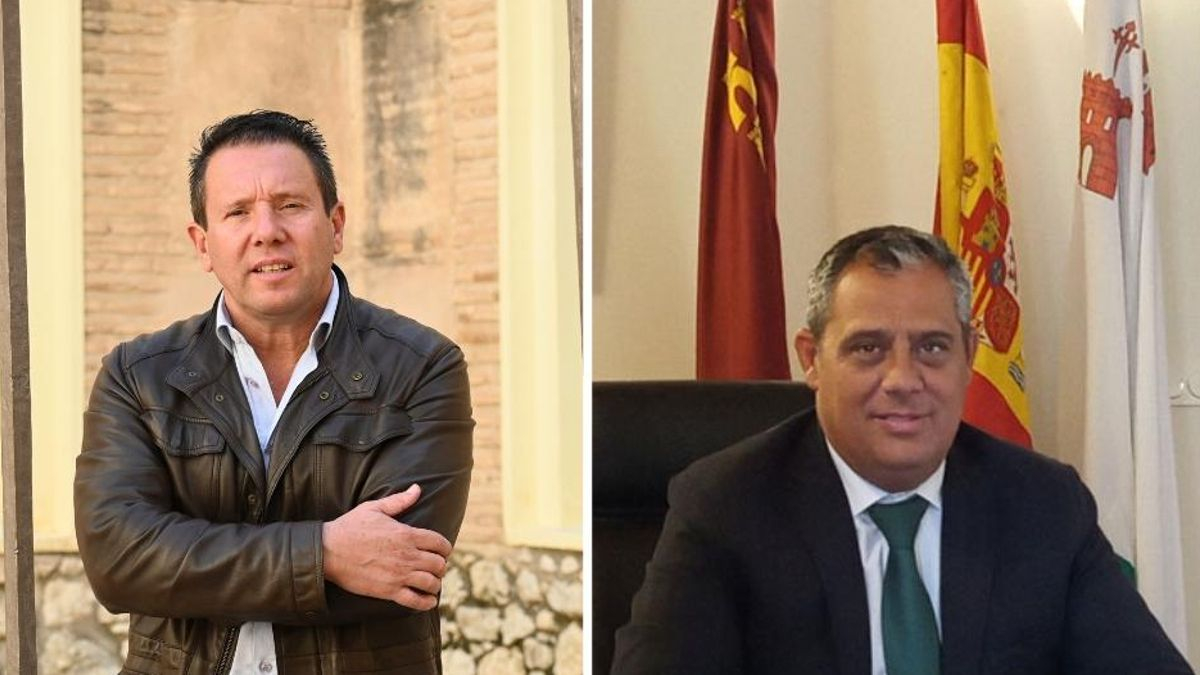 Juan Jesús Moreno, alcalde de Mula, y Antonio Huéscar, primer edil de Pliego