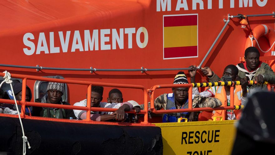 Dos nuevas pateras elevan a 286 los inmigrantes rescatados hoy en Canarias