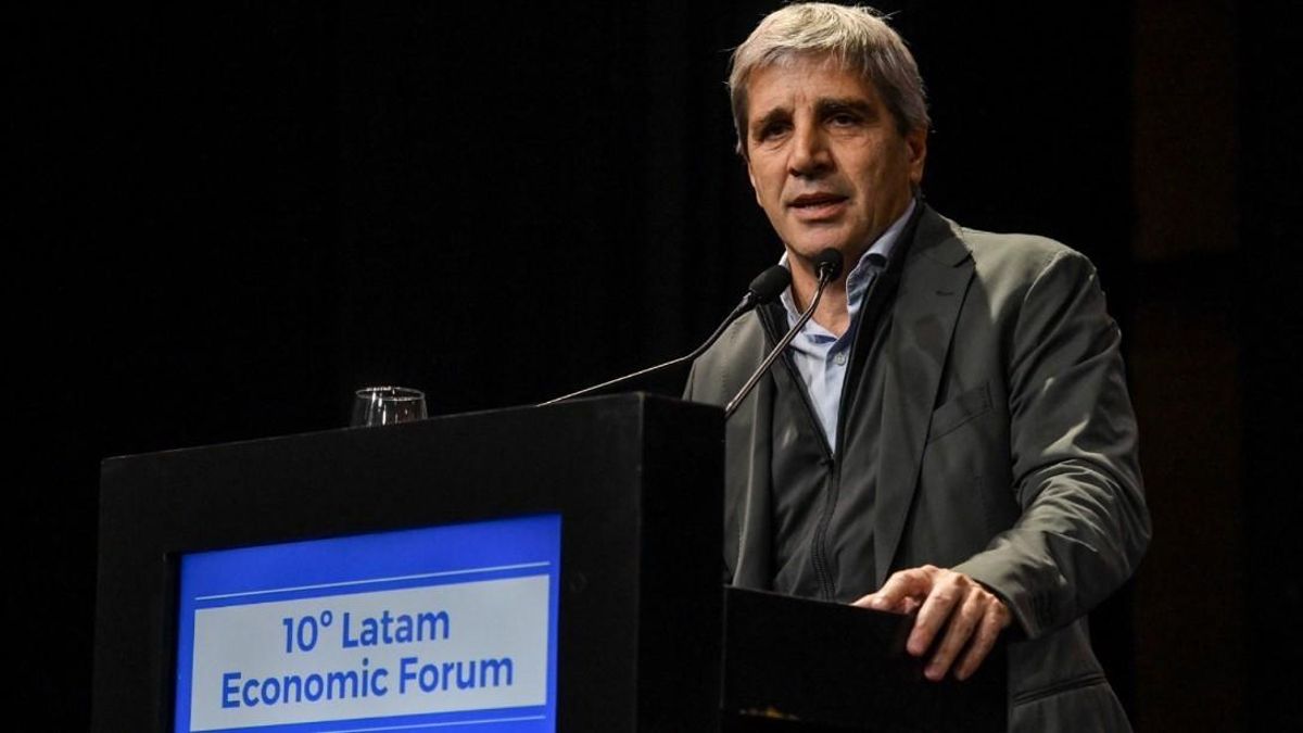 El ministro de Economía, Luis Caputo.