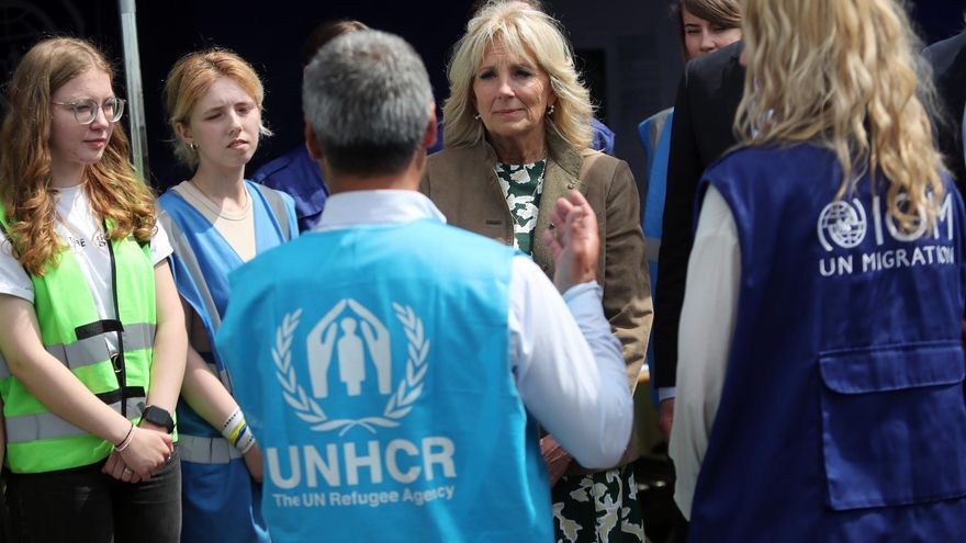 La primera dama de EEUU, Jill Biden, visita por sorpresa Ucrania