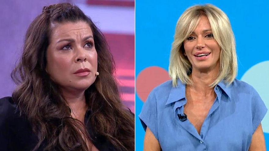 María José Campanario llama "muy enfadada" a 'Espejo Público' por los vídeos y un rótulo: "Está muy molesta"