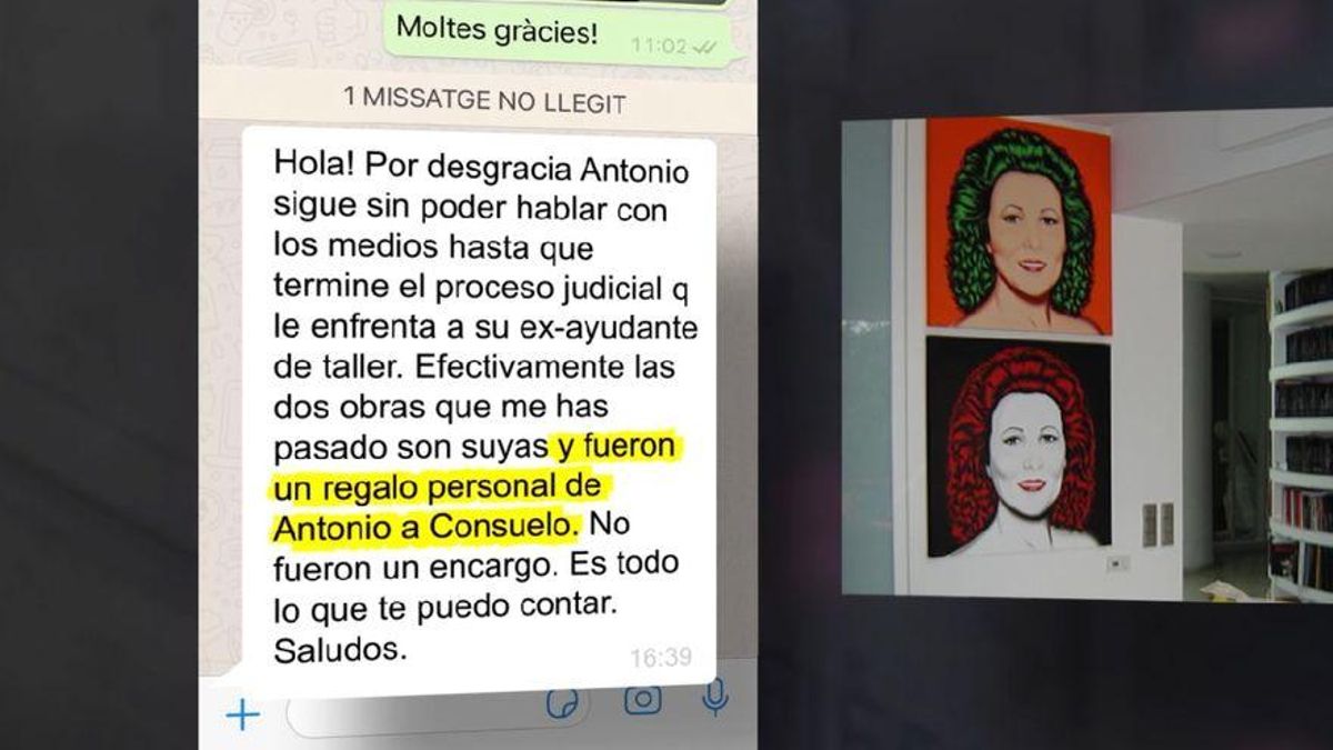 Retrats de Consuelo Císcar de l'artista Antonio de Felipe.
